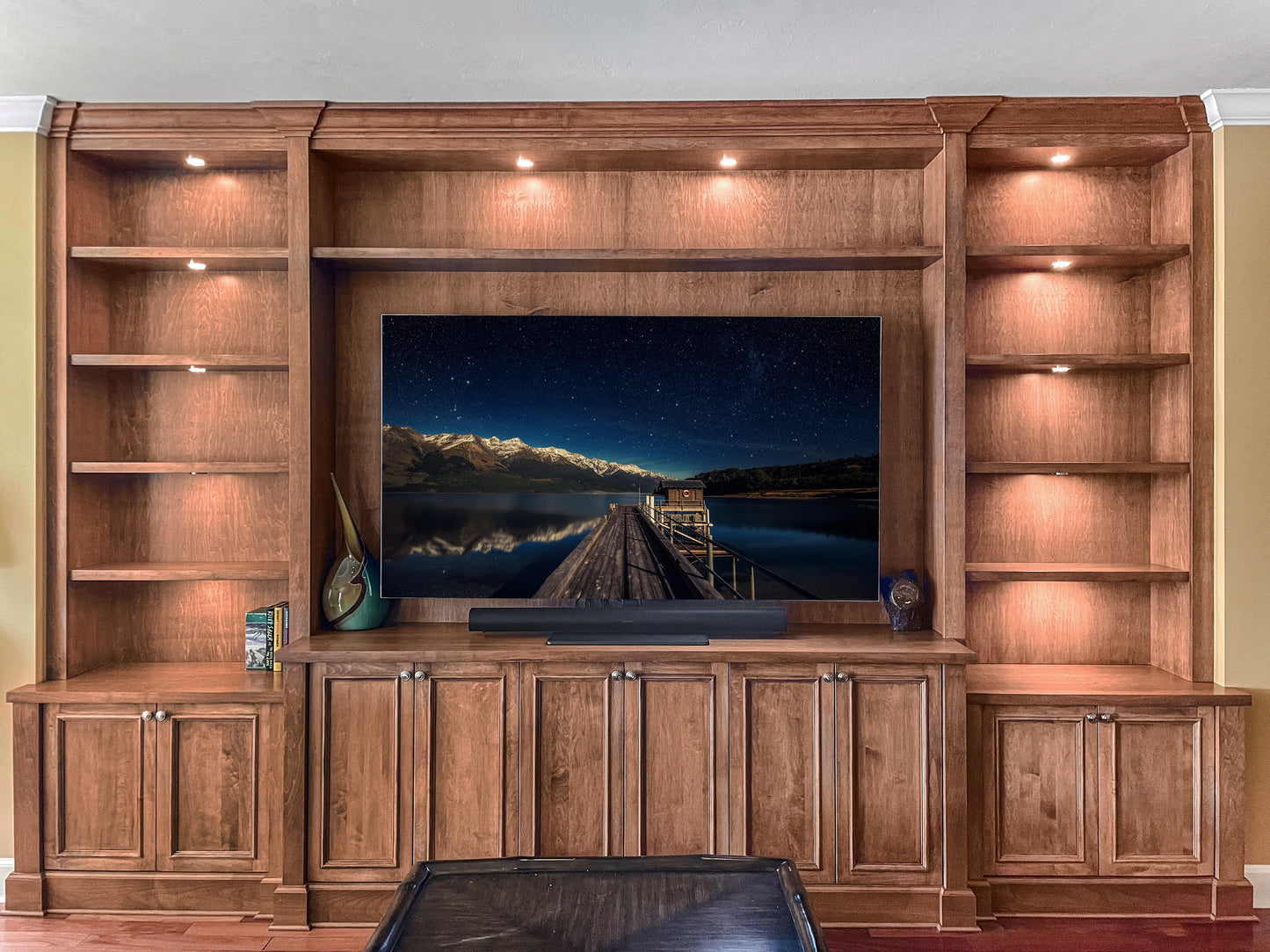 Wood-Stained vs. Painted Entertainment Centers: Which Is Best for You? - The French Refinery