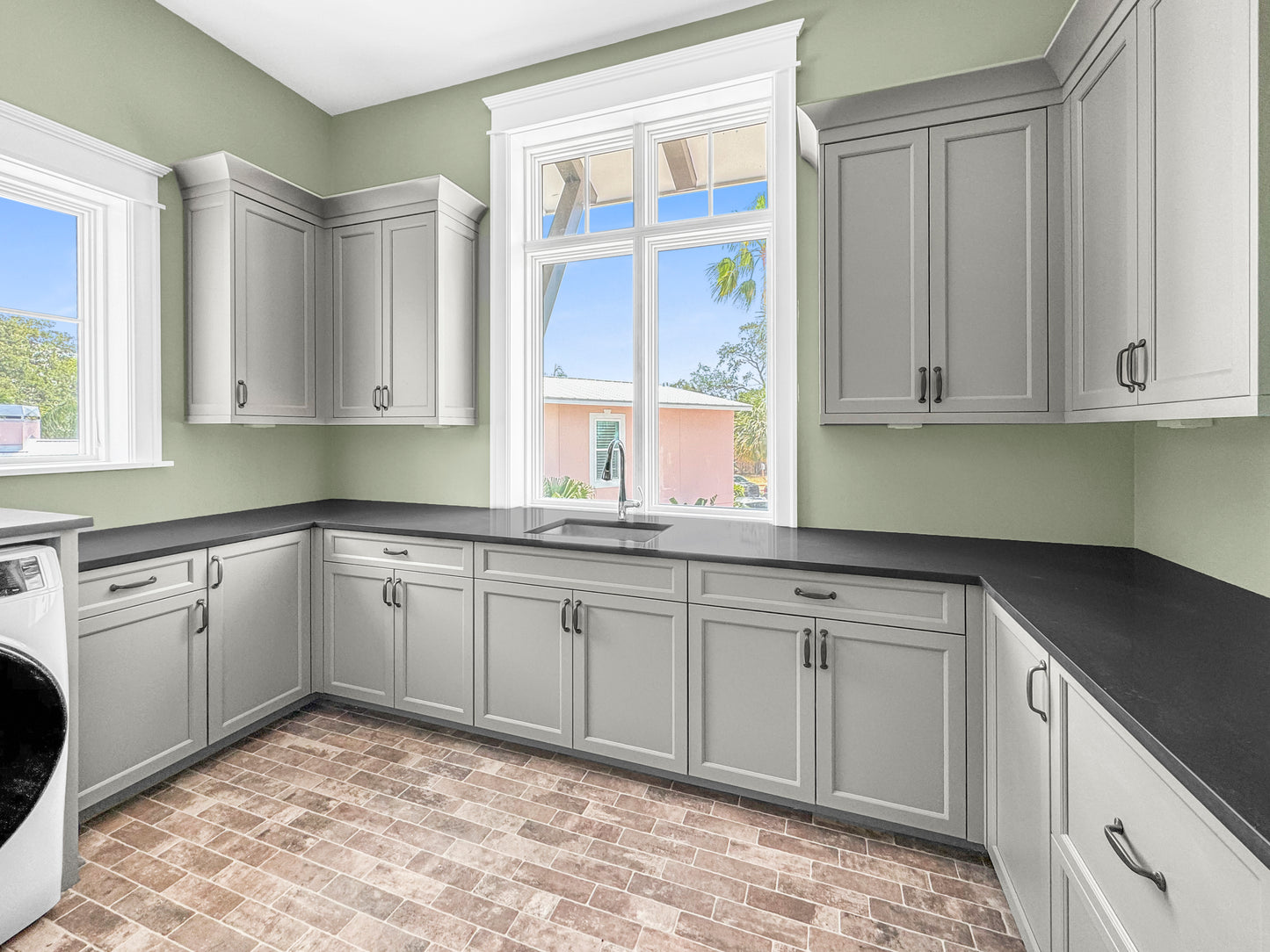Transform Your Laundry Room with Custom Cabinets