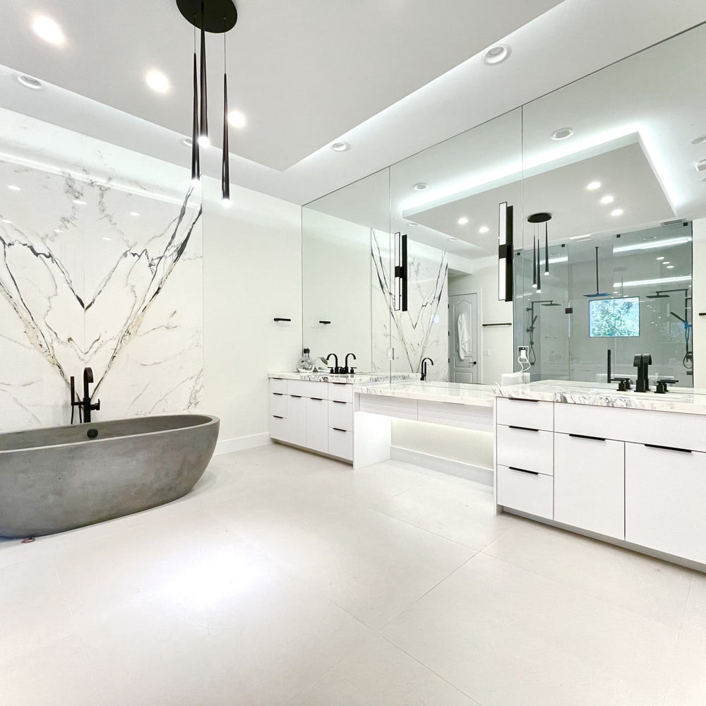 Transform Your Bathroom with Custom Cabinet Features