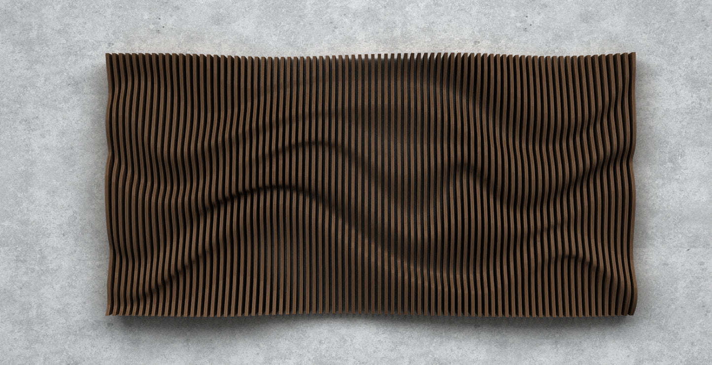 
                  
                    Parametric Wavy Wall Art Panel "Tidal Rhythm"
                  
                
